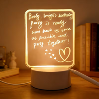 3D LED Yazı Lövhəsi – İşıqlı Masaüstü Lampa