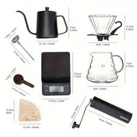 V60 Dəmləmə Qəhvə Dəsti