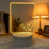 3D LED Yazı Lövhəsi – İşıqlı Masaüstü Lampa